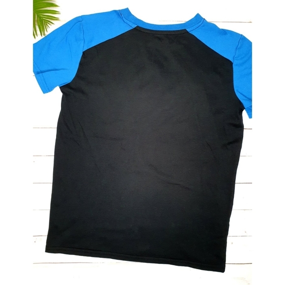 Boy's Champion, Sports Short Sleeve T-Shirt, Size 14/16, Black Blue & Green - Picture 5 of 10